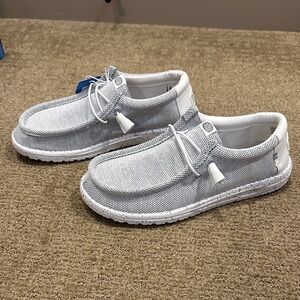 Men’s Hey Dude Stone White Loafers